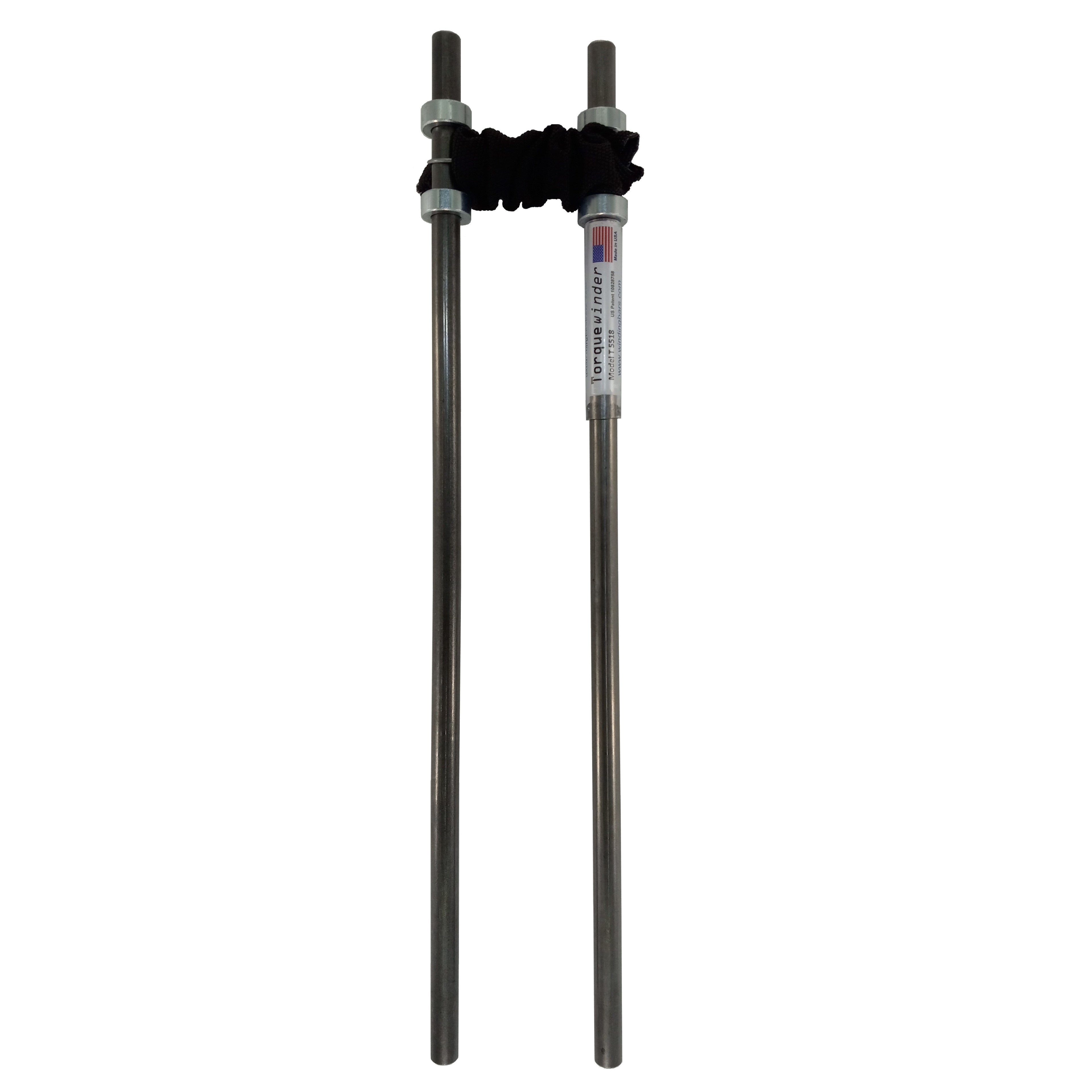 Garage Door Spring Winding Tool: 7/6-inch end on Bars, 18" Long, 1/2" Dia vertical